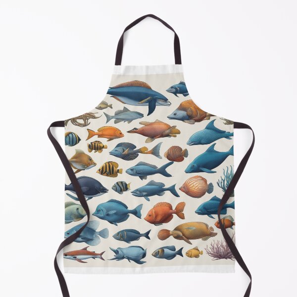 Item preview, Hand-Drawn Flat Design Sea Animals Collection designed and sold by hjian8219.