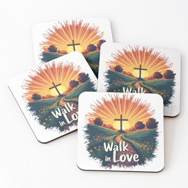 Item preview, Walk in Love, Winding Path, Sunset Art designed and sold by Faithloveshop.