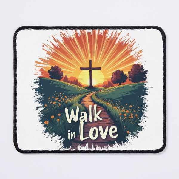 Item preview, Walk in Love, Winding Path, Sunset Art designed and sold by Faithloveshop.
