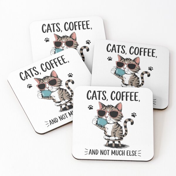 Item preview, Cats Coffee and not much else designed and sold by tinytwist.