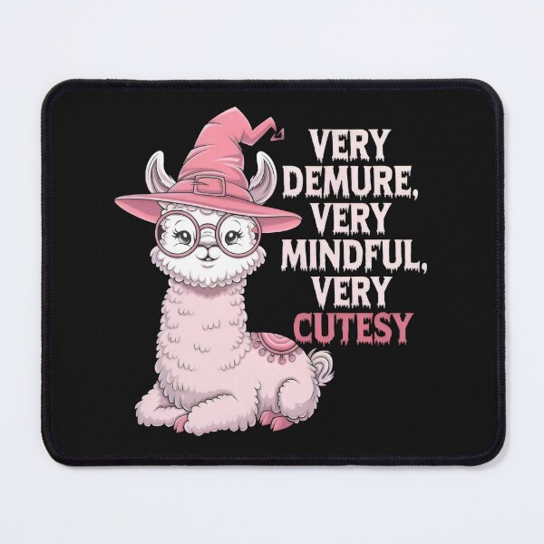 Item preview, very demure very mindful very cutesy llama designed and sold by GogoGrove.