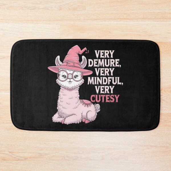 Item preview, very demure very mindful very cutesy llama designed and sold by GogoGrove.