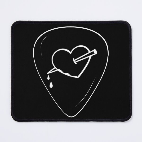 Item preview, Guitar pick gothic heart symbol designed and sold by Joncasmiart.
