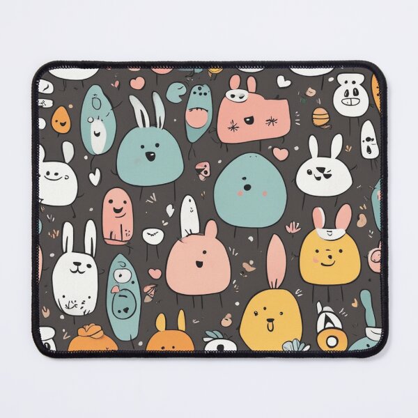 Item preview,  Hand-Drawn Funny Trendy Cartoon Background designed and sold by hjian8219.