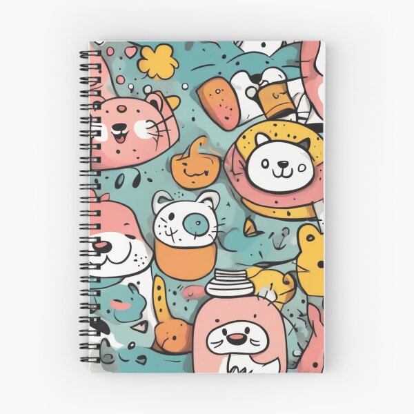 Item preview,  Hand-Drawn Funny Trendy Cartoon Background designed and sold by hjian8219.