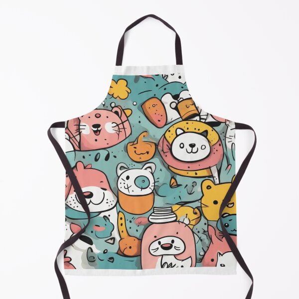 Item preview,  Hand-Drawn Funny Trendy Cartoon Background designed and sold by hjian8219.