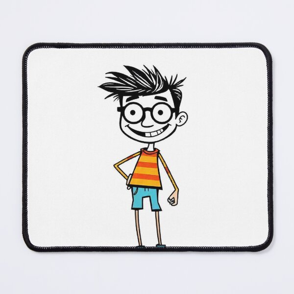 Item preview,  Hand-Drawn Funny Trendy Cartoon Background designed and sold by hjian8219.