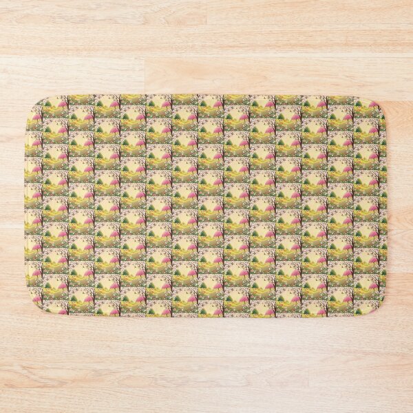 Item preview, Spring Season Background with Flowers, Trees, and Butterflies - Vector Illustration designed and sold by hjian8219.