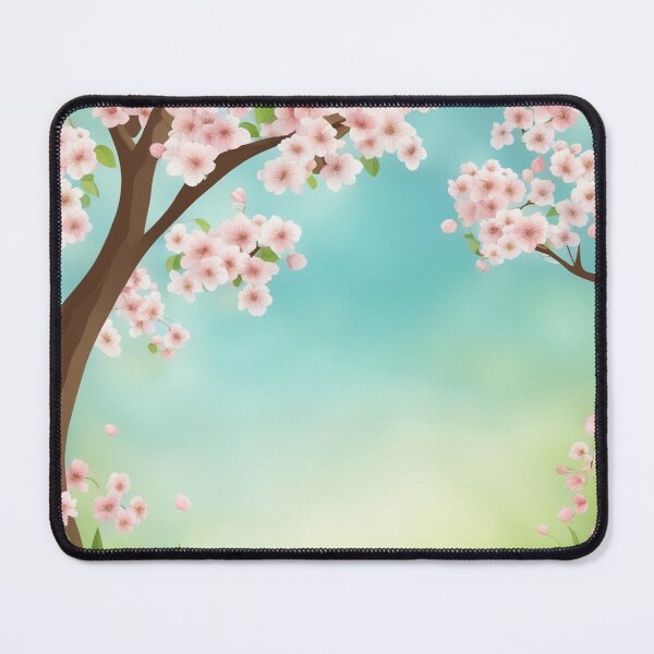 Item preview, Spring Season Background with Flowers, Trees, and Butterflies - Vector Illustration designed and sold by hjian8219.