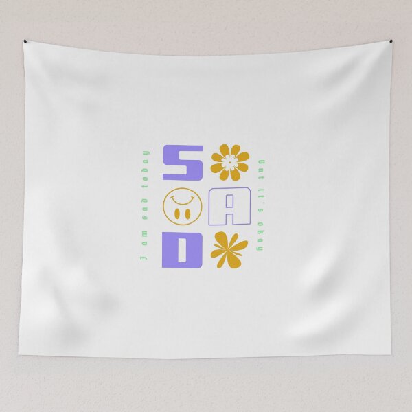 Item preview, I am sad today T-shirt  designed and sold by Akira-closet.