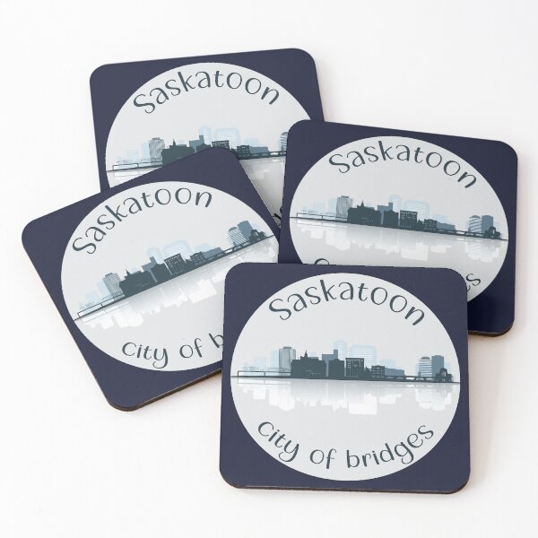 Item preview, Saskatoon, ciudad de puentes designed and sold by Free Will Creative.