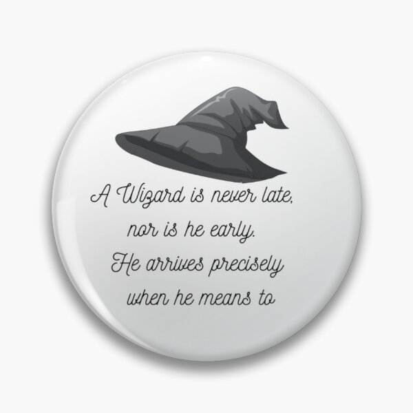 Item preview, A wizard is never late designed and sold by socrazy3.