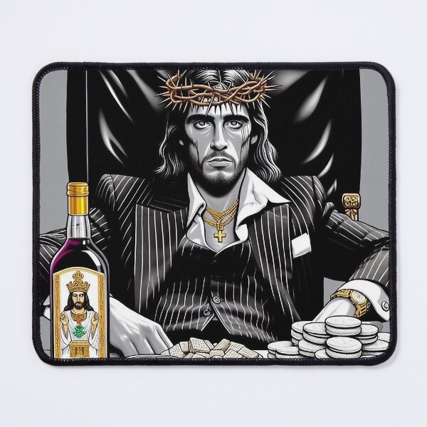 Item preview, Black-and-White Scarface Jesus designed and sold by jay-cack.