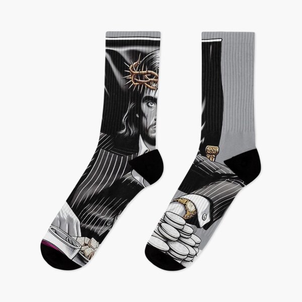 Item preview, Black-and-White Scarface Jesus designed and sold by jay-cack.