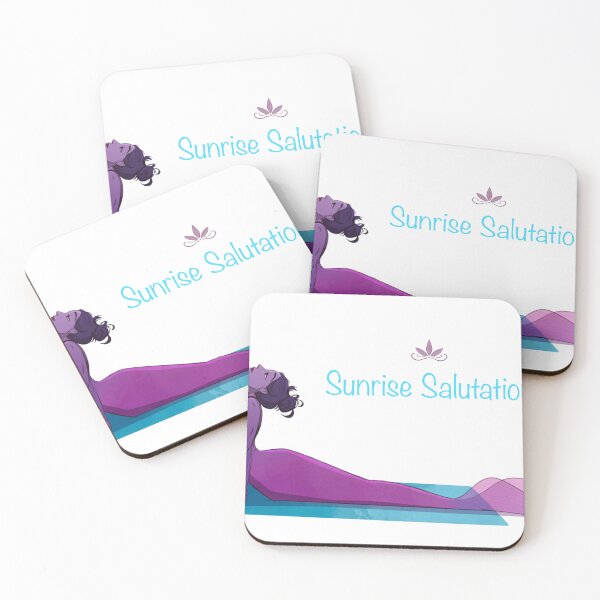 Item preview, Sunrise Salutation Mermaid Yoga designed and sold by LeahHarrisArt.