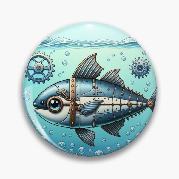 Item preview, Steampunk Bonito Fish designed and sold by Sillytoe.
