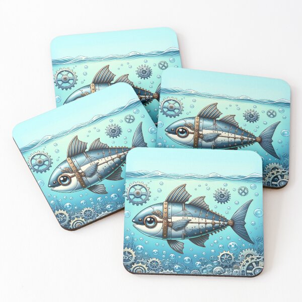 Item preview, Steampunk Bonito Fish designed and sold by Sillytoe.