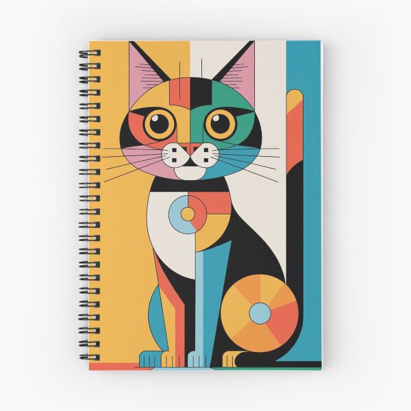 Item preview, Cubism Cat in Vibrant Style. designed and sold by fulldreamer2021.