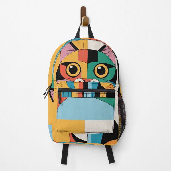 Item preview, Cubism Cat in Vibrant Style. designed and sold by fulldreamer2021.