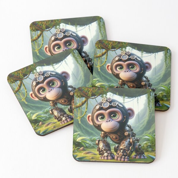 Item preview, Steampunk Bonobo designed and sold by Sillytoe.