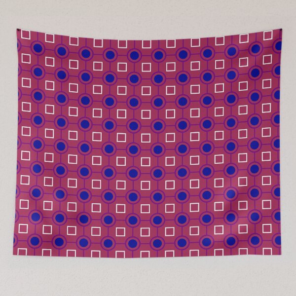 Item preview, Colorful Squares Ai Made Infinite Pattern Endless Geometry designed and sold by EvergreenMotifs.