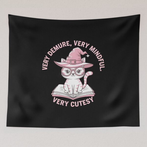 Item preview, very demure very mindful very cutesy cat designed and sold by GogoGrove.