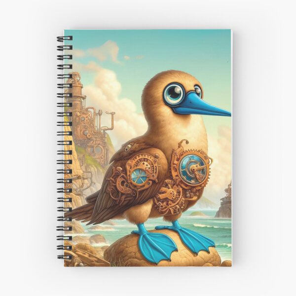 Item preview, Steampunk Blue-Footed Booby Bird designed and sold by Sillytoe.