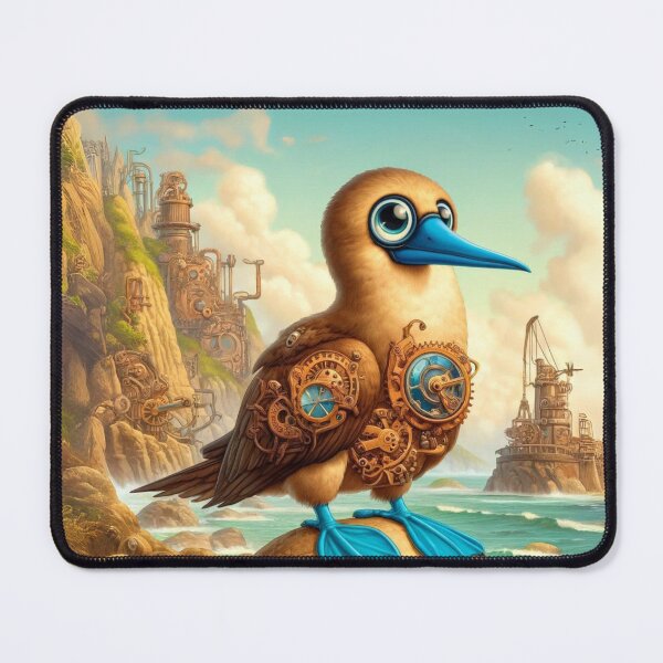 Item preview, Steampunk Blue-Footed Booby Bird designed and sold by Sillytoe.