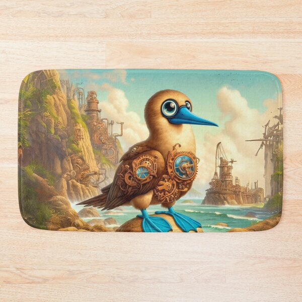 Item preview, Steampunk Blue-Footed Booby Bird designed and sold by Sillytoe.