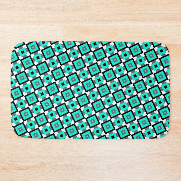 Item preview, Colorful Egyptian Square Block Infinite Pattern Endless Geometry designed and sold by EvergreenMotifs.