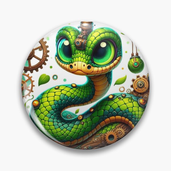 Item preview, Steampunk Boomslang Snake designed and sold by Sillytoe.