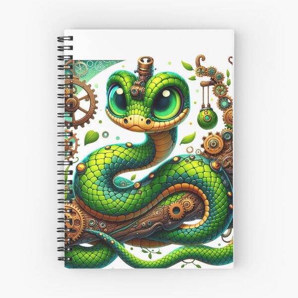 Item preview, Steampunk Boomslang Snake designed and sold by Sillytoe.