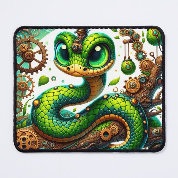 Item preview, Steampunk Boomslang Snake designed and sold by Sillytoe.