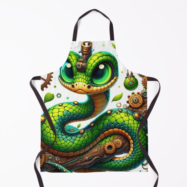 Item preview, Steampunk Boomslang Snake designed and sold by Sillytoe.