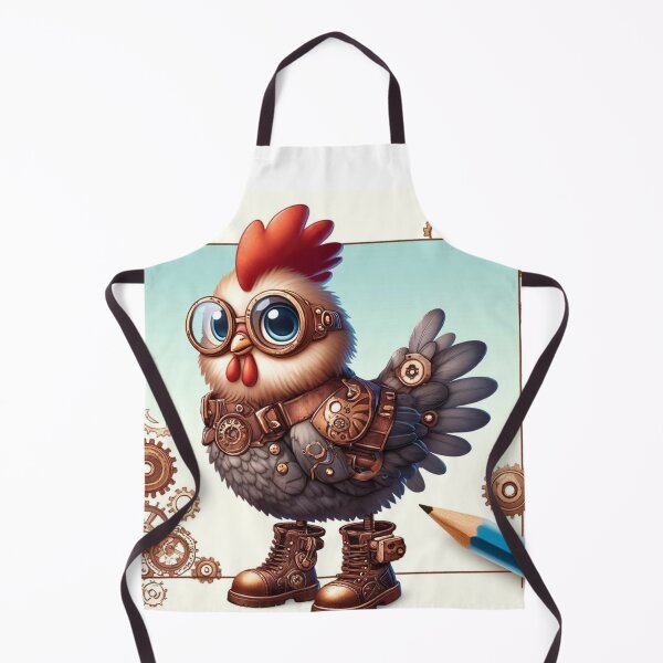 Item preview, Steampunk Booted Bantam Chicken designed and sold by Sillytoe.
