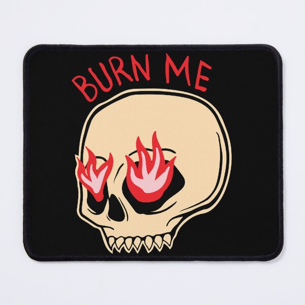 Item preview, Burn me - skull art designed and sold by LoFi-OG.