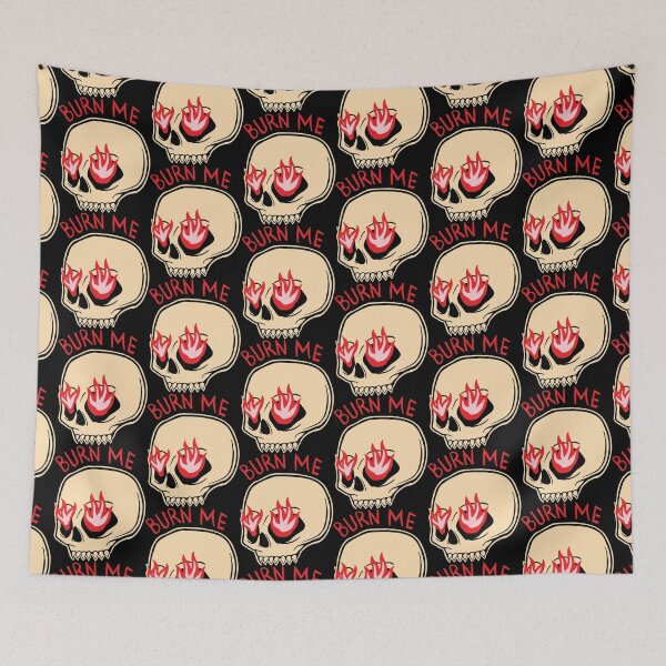 Item preview, Burn me - skull art designed and sold by LoFi-OG.