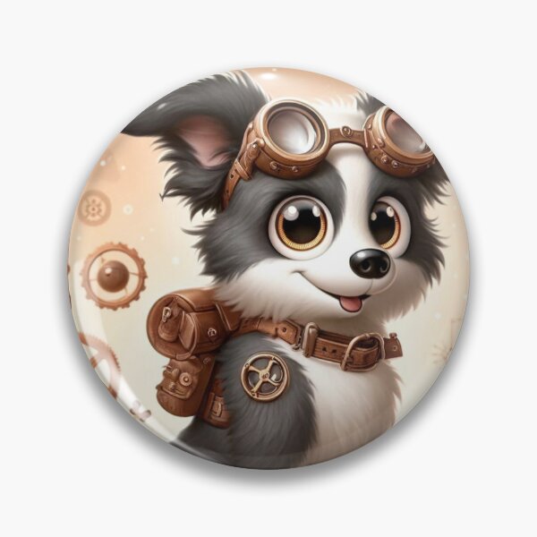 Item preview, Steampunk Border Collie Mix designed and sold by Sillytoe.