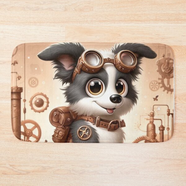 Item preview, Steampunk Border Collie Mix designed and sold by Sillytoe.