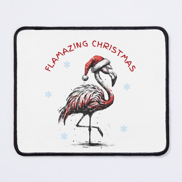 Item preview, Funny Flamingo - Flamazing Christmas - Minimalist Animal Art designed and sold by BeaverFriends.