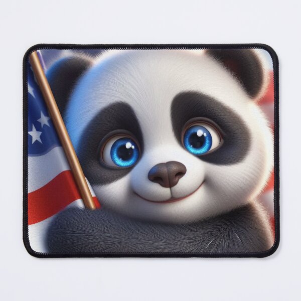 Item preview, USA Panda 3 designed and sold by PANDALOVEART.