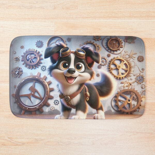 Item preview, Steampunk Border Collie designed and sold by Sillytoe.