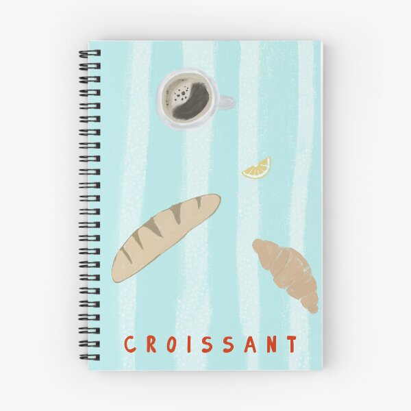 Item preview, French Baguette, Croissant, and Coffee designed and sold by bowsbotanicals.