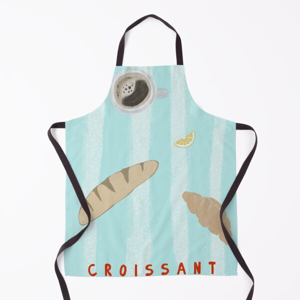 Item preview, French Baguette, Croissant, and Coffee designed and sold by bowsbotanicals.