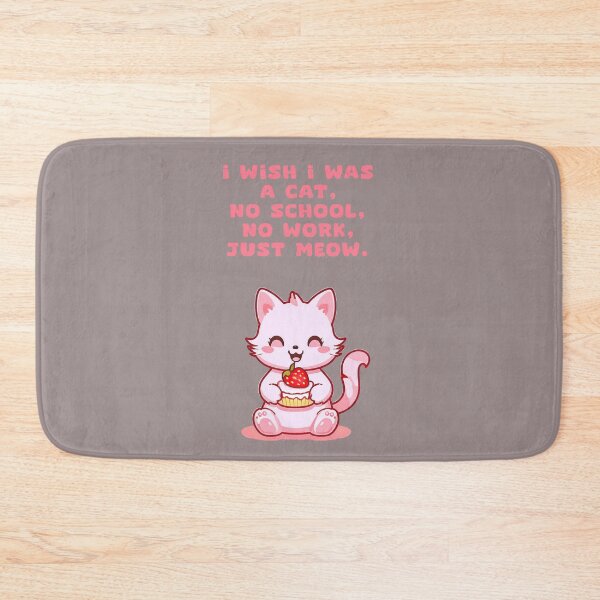 Item preview, CAT FUNNY QUOTES , ADORABLE KAWAII DESIGN designed and sold by La Loca.