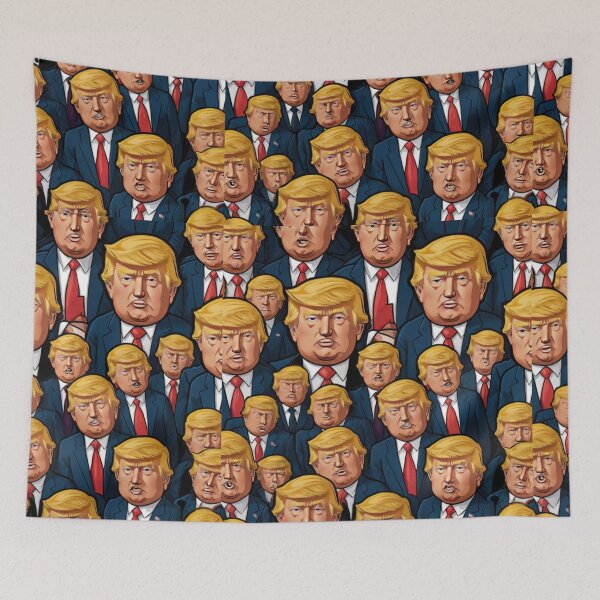Item preview, President Donald Trump Pattern 2024 45 and 47 45th 47th USA designed and sold by Draculaura2009.