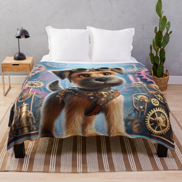 Item preview, Steampunk Border Terrier designed and sold by Sillytoe.