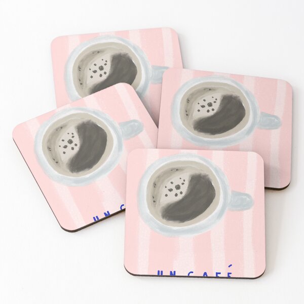 Item preview, French Coffee Un Cafe designed and sold by bowsbotanicals.