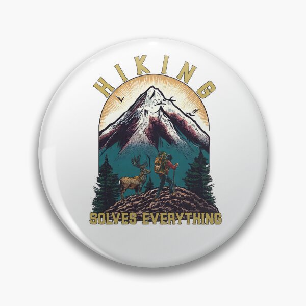 Item preview, Hiking Solves Everything designed and sold by TheCampingHiker.