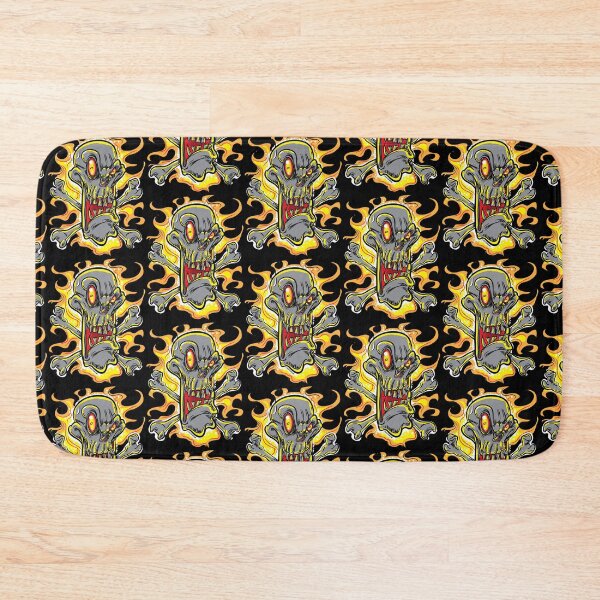 Item preview, Fire Flaming Skull and Crossbones designed and sold by eShirtLabs.